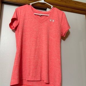 Under Armour Pink Fitted Short Sleeve T-Shirt